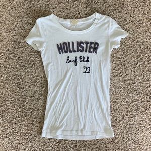 White Hollister Tee